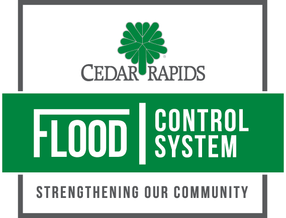 Cedar Rapids Flood Control System Logo - Strengthening Our Community